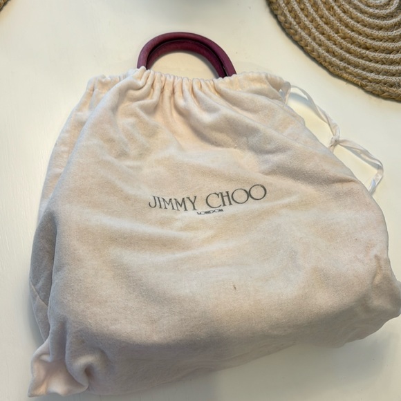 Jimmy Choo purple leather Rhona Hobo bag / purse - Picture 15 of 17